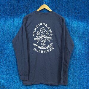Mumford & Sons Rushmere Album Blue Stamp Band Long Sleeve L